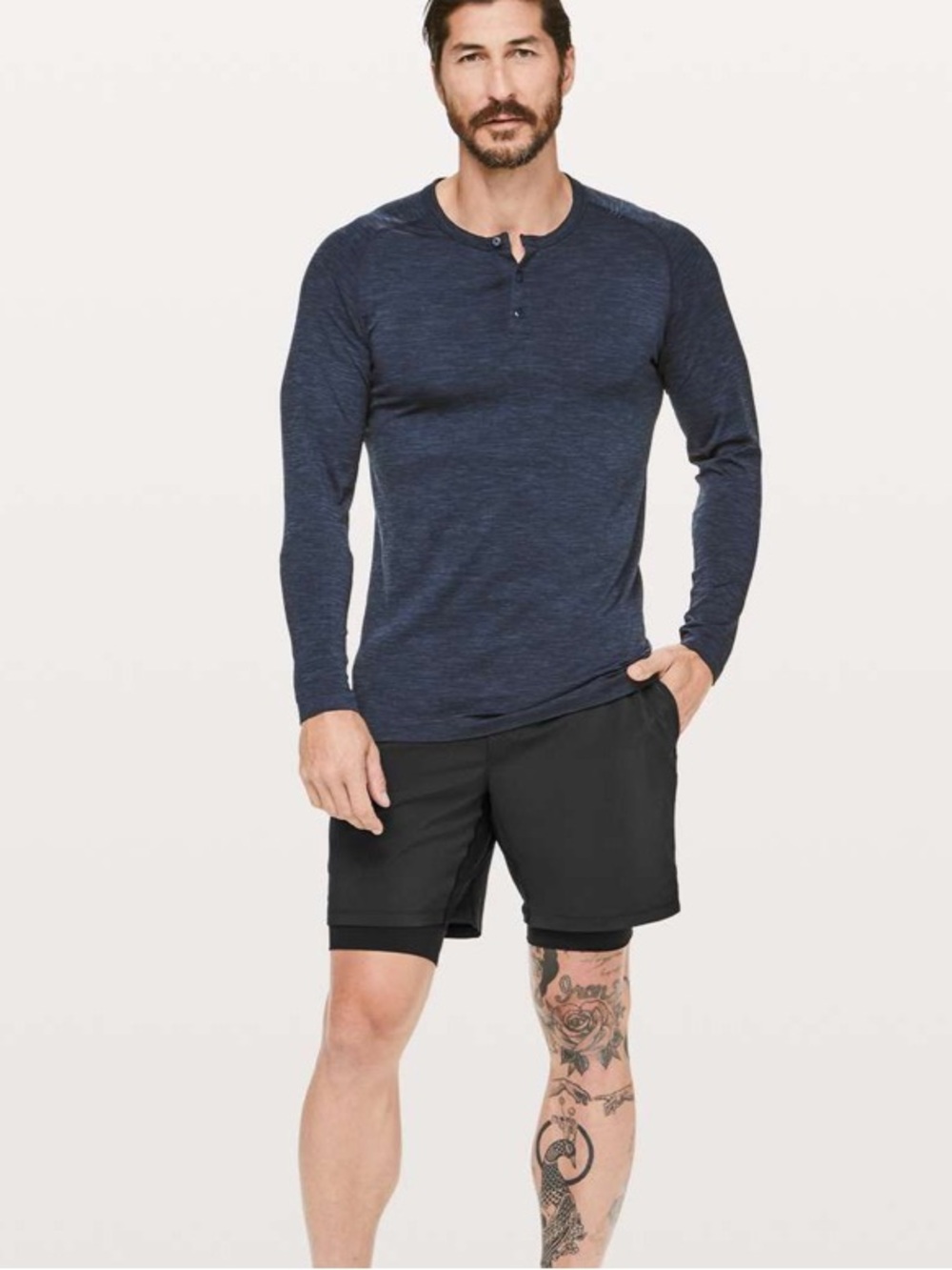 Lululemon T.H.E. Short *Nulux Liner 7" Black NWTs Size XS Running Workout Shorts